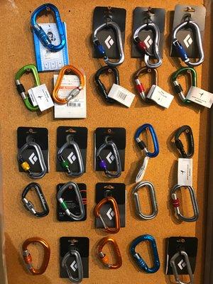 From anchors to belay devices to industrial uses, we've got every carabiner to suit your needs.