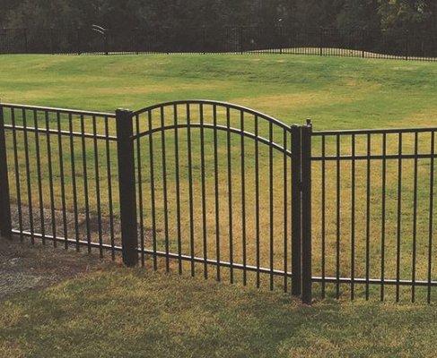 Black Aluminum Fence