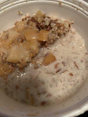 Raspado de guayaba y nuez con lechera