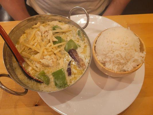 Green curry (disappointed it doesn't come with basil)