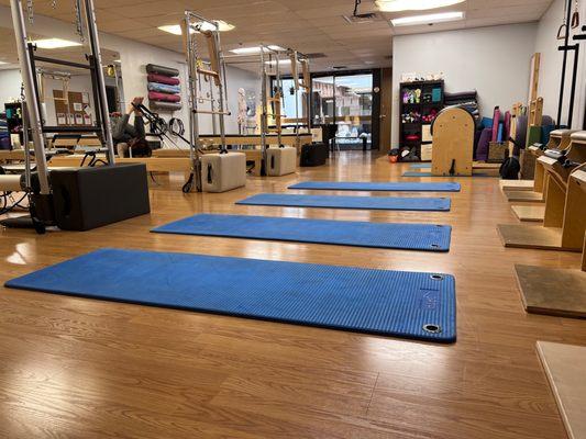 We offer mat classes as well as reformer classes in our Boulder, Colorado Pilates studio!