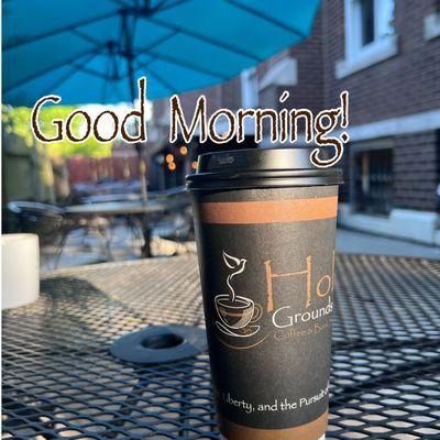 Begin your mornings with Holygrounds!