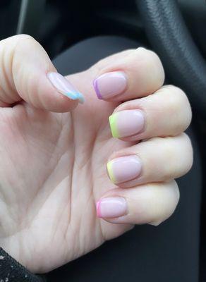 SNS nails