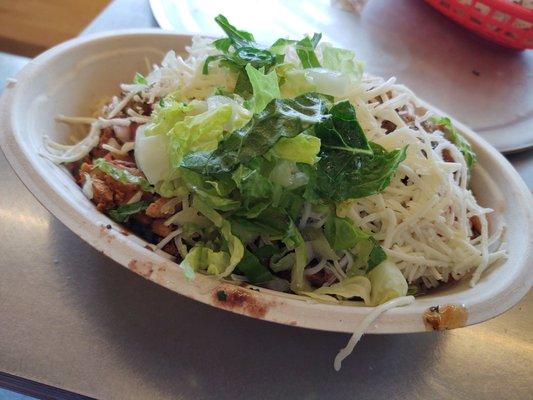 Chicken burrito bowl