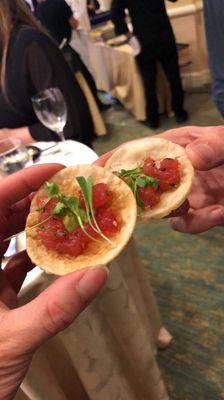 Lola 42 doing Tuna tartare