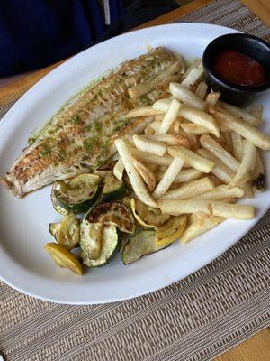 Walleye and fries