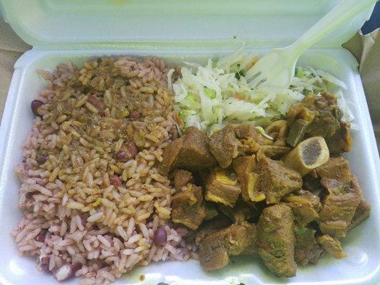 Small Curry Goat. $7