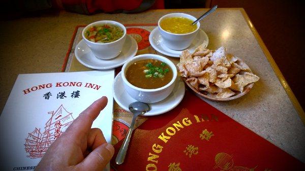 Me point Hot Sour Soup  Yummy  also Chinese Veggie and Egg Drop Soup  Love