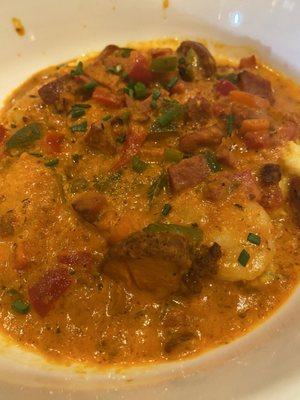 Shrimp and grits. Awesome!