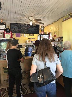 Coffee shop interior