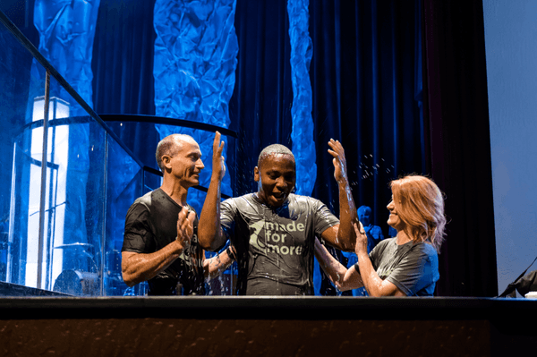 Baptism is an outward expression of inward transformation.