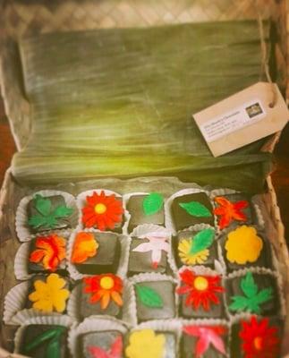 Spicy Mayan Truffles in a gift box. All natural inside and out!