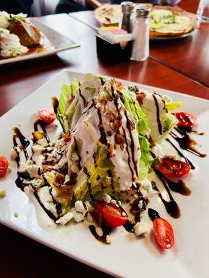 Amazing (and monstrous!) wedge salad!