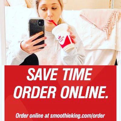 Order online now  https://smoothieking.olo.express/ Convenient & ready when you arrive!