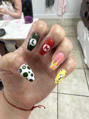 Super Mario nails