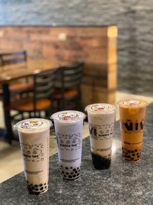 Original Milk Tea, Taro Milk Tea, 3Q Milk Tea, Thai Milk Tea