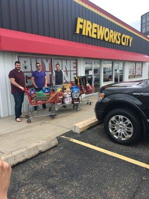 These guys saved a ton and are clearly ready for a great party!