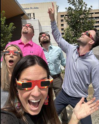 We took an afternoon break to go check out the solar eclipse!!! Where did everyone watch from?