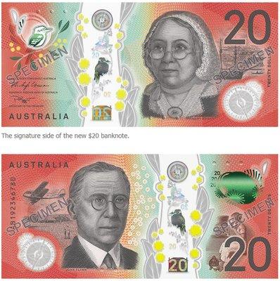 AUSTRALIA NEW 20 NOTE