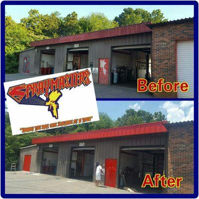 Commercial exterior painting