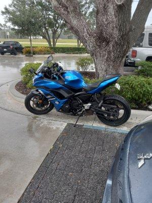 My bike with 10 others was left out in the rain by their garage so whoever was picking their bikes up that day