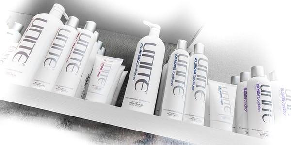 We proudly use UNITE hair care products.