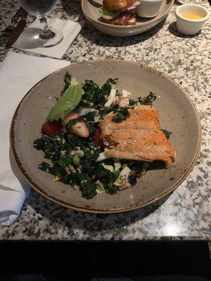 Excellent salmon salad!