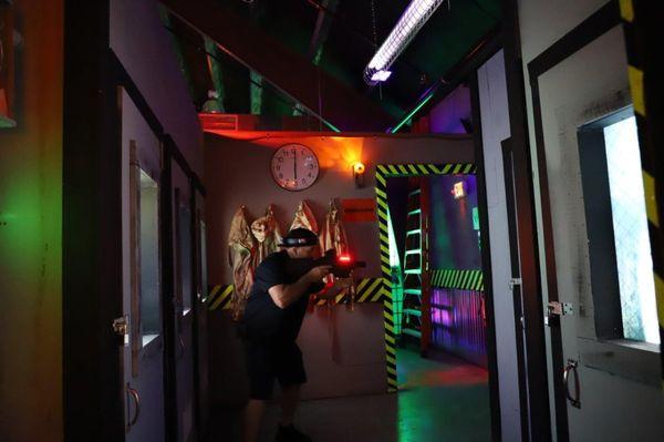 Eyes on target!!! Ready to battle? Diamond State Laser Tag center in Delaware takes recreational shooting sport to a whole new level.