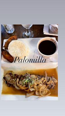 Palomilla Steak Lunch - so good!