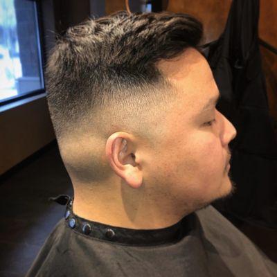 Fade haircut