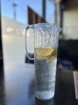 Water with lemon