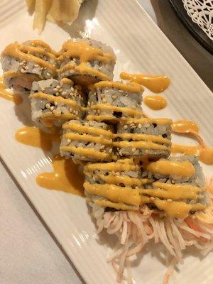 Spicy California roll $8 - delicious- 5 stars