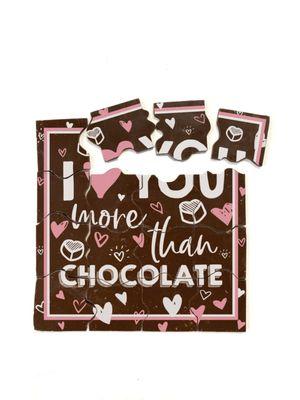 I Love Your More Than Chocolate Puzzle = patent pending