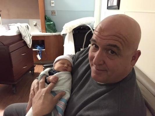 Robert Belman and his first and new Grandson! Elliot!