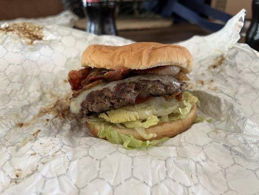 Mushroom burger