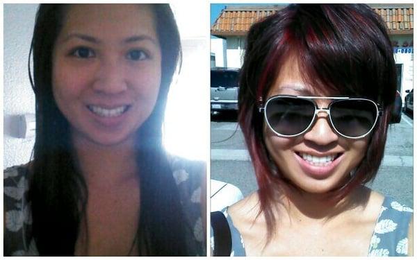 Before and after.... ready for summertime! ;)