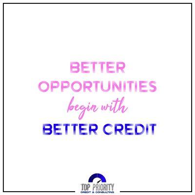 Great Credit SPEAKS!