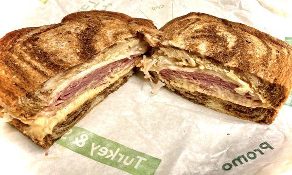 The Arby's Corned-beef Reuben, pretty tasty...