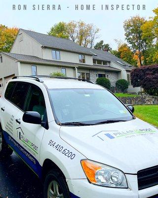 Ron Sierra Pillar to Post Home Inspector on site today for a home inspection in Pleasantville NY