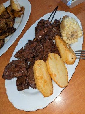 Anticuchos the best..