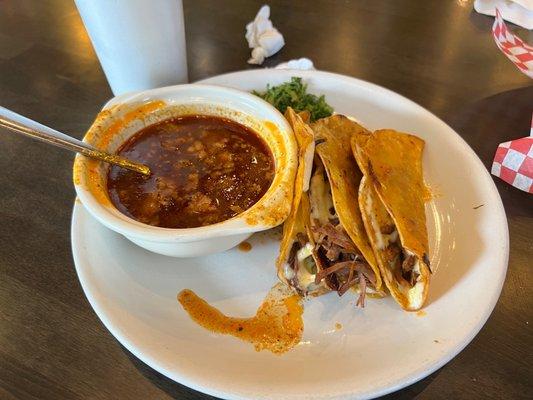 Birria tacos