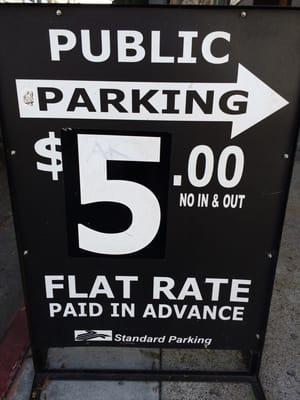 $5 Flat Rate.