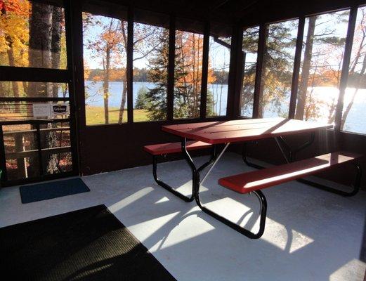 Cabin #9 screen porch