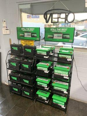 We sell BATTERIES