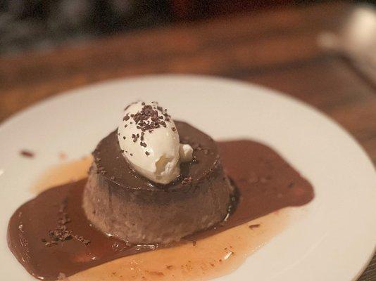 Chocolate flan