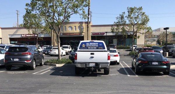 Trust me, your truck isn't special enough to be taking up two spaces.