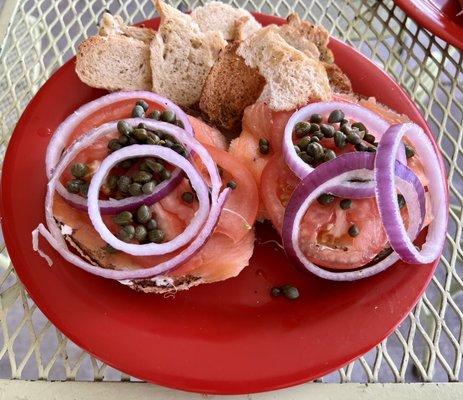 Lots of Lox with Bagel Chips