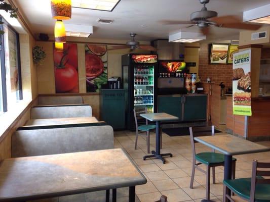 Inside Subway