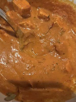 Paneer Tikka Masala - sauce is on the sweeter side