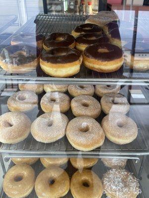 It's 1 pm -- donuts sell out- no sprinkle ones